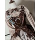 Alice Girl Bear Chocolate Long Sleeve Blouse(1st Pre-Order/3 Colours/Full Payment Without Shipping)